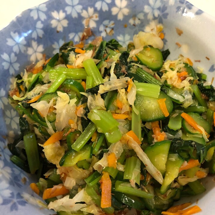 野菜のおかか和え